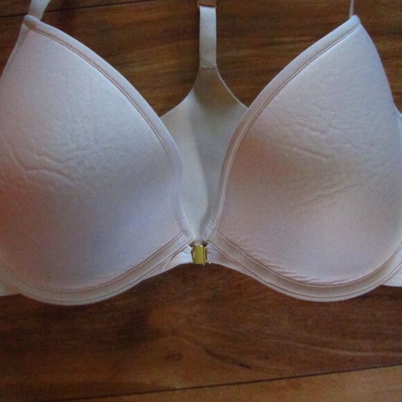 THIRD LOVE Ivory 24/7 Classic Front Close Racerback Underwire Bra Size 34 C1/2 - Picture 2 of 6